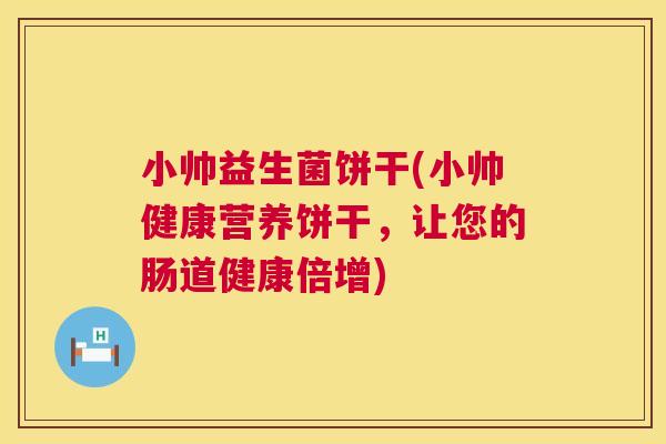 小帅益生菌饼干(小帅健康营养饼干，让您的肠道健康倍增)