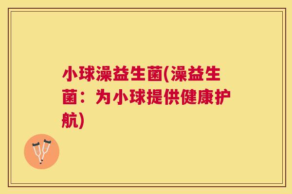 小球澡益生菌(澡益生菌：为小球提供健康护航)