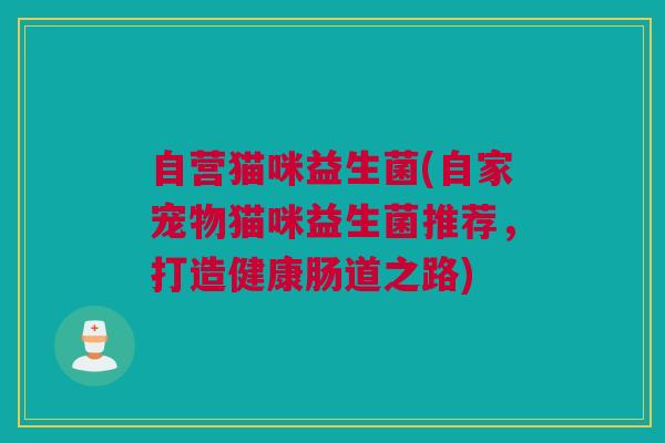 自营猫咪益生菌(自家宠物猫咪益生菌推荐，打造健康肠道之路)