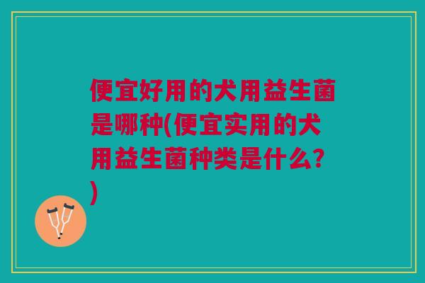 便宜好用的犬用益生菌是哪种(便宜实用的犬用益生菌种类是什么？)