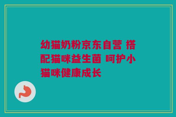 幼猫奶粉京东自营 搭配猫咪益生菌 呵护小猫咪健康成长