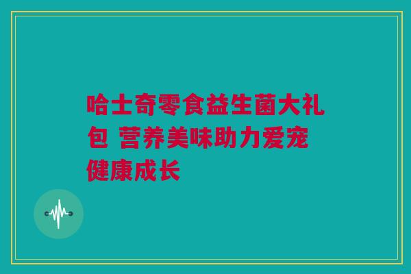 哈士奇零食益生菌大礼包 营养美味助力爱宠健康成长