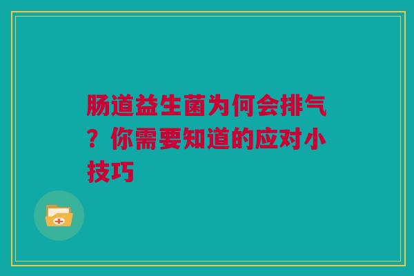 肠道益生菌为何会排气？你需要知道的应对小技巧